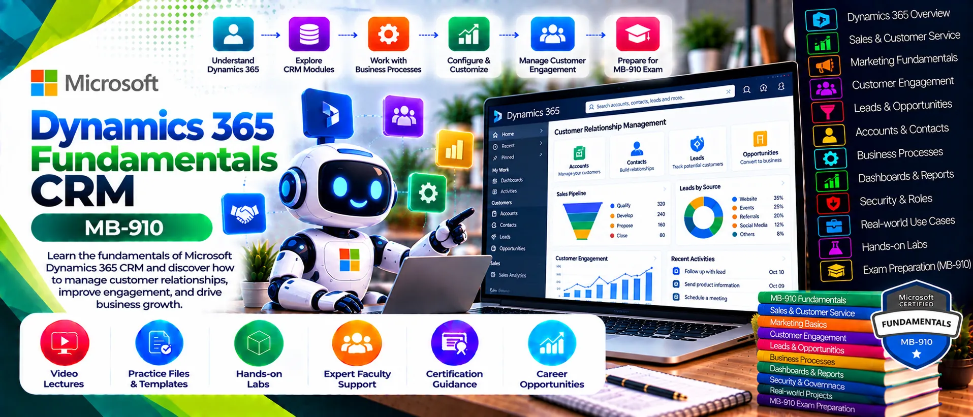 Microsoft Dynamics 365 Fundamentals CRM (MB-910)