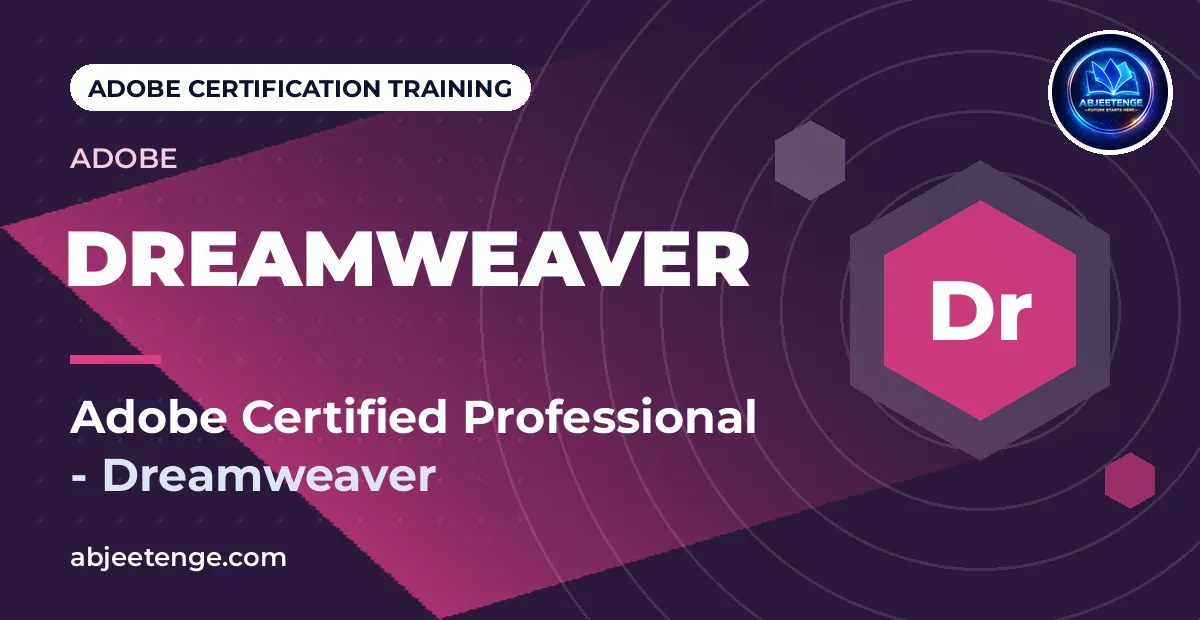 Adobe Certified Professional — Dreamweaver
